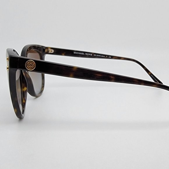 *SOLD* Michael Kors MK2045 Jan Dark Tortoise Frame Polarized Brown Sunglasses - Picture 3 of 12